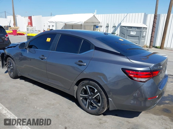 2024 Nissan Sentra SV with VIN 3N1AB8CV6RY273292, listed as a IAAI auction lot 41997489 with 28,521 mi miles and . Bid and sale history available at DreamBid. Image 3.