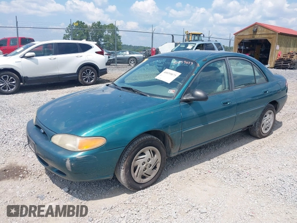 1997 Ford Escort LX with VIN 1FALP13P8VW184766, listed as a IAAI auction lot 40039873 with 104,604 mi miles. Bid and sale history available at carsss.com. Image 2.