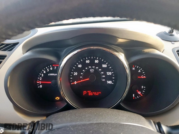 2010 Kia Soul + with VIN KNDJT2A25A7177174, listed as a Copart auction lot 52167295 with 86,752 mi miles and Salvage Title. Bid and sale history available at DreamBid. Image 9.