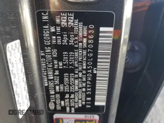2020 Kia Sorento EX with VIN 5XYPHDA50LG708630, listed as a Copart auction lot 46624025 with 47,993 mi miles and Salvage Title. Bid and sale history available at DreamBid. Image 14.