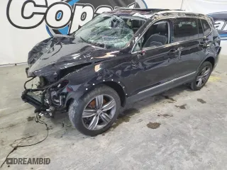 2018 Volkswagen Tiguan SEL Premium with VIN 3VV5B7AX7JM090655, listed as a Copart auction lot 86395734 with 100,465 mi miles and Clean Title. Bid and sale history available at carsss.com. Image 1.