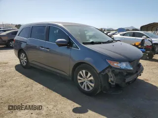 2014 Honda Odyssey EX z VIN 5FNRL5H40EB061571, wystawiony jako Copart lot #58437235 z przebiegiem 59 954 mil mil oraz Szkoda całkowita • Salvage title. Historia ofert i sprzedaży dostępna na DreamBid. Obrazek 4.