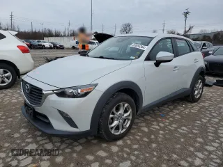 2018 Mazda CX-3 Sport with VIN JM1DKFB74J0318410, listed as a Copart auction lot 83656364 with 87,853 mi miles and Salvage Title. Bid and sale history available at DreamBid. Image 1.