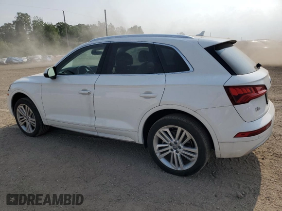 2018 Audi Q5 Prestige with VIN WA1CNAFY4J2023458, listed as a Copart auction lot 59490725 with 33,715 mi miles and Salvage title. Bid and sale history available at DreamBid. Image 2.