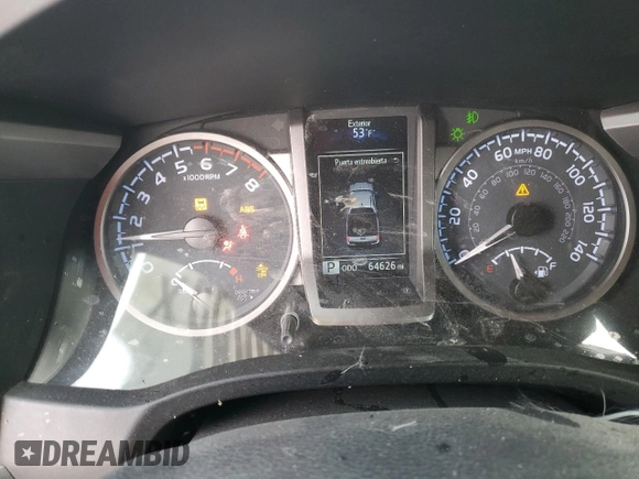 2021 Toyota Tacoma SR with VIN 3TYAX5GN7MT021255, listed as a Copart auction lot 42616935 with 64,626 mi miles and Salvage title. Bid and sale history available at DreamBid. Image 9.