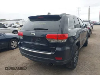 2018 Jeep Grand Cherokee Limited z VIN 1C4RJFBG9JC365715, wystawiony jako IAAI lot #42365624 z przebiegiem 125 639 mil mil oraz . Historia ofert i sprzedaży dostępna na DreamBid. Obrazek 4.