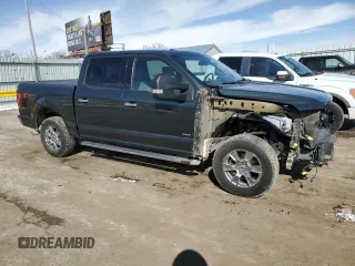 2015 Ford F-150 XLT with VIN 1FTEW1EG7FKD27007, listed as a Copart auction lot 46314205 with 156,171 mi miles and Salvage Title. Bid and sale history available at carsss.com. Image 4.