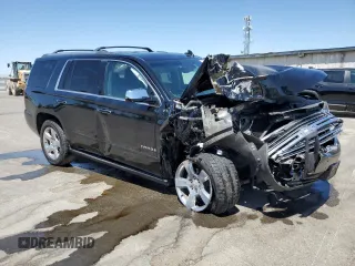 2018 Chevrolet Tahoe Premier with VIN 1GNSKCKC6JR252500, listed as a Copart auction lot 60572445 with Not provided miles and Clean title. Bid and sale history available at DreamBid. Image 4.