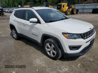 2018 Jeep Compass Latitude with VIN 3C4NJDBB8JT150225, listed as a Copart auction lot 57790945 with 75,772 mi miles and Salvage title. Bid and sale history available at DreamBid. Image 4.
