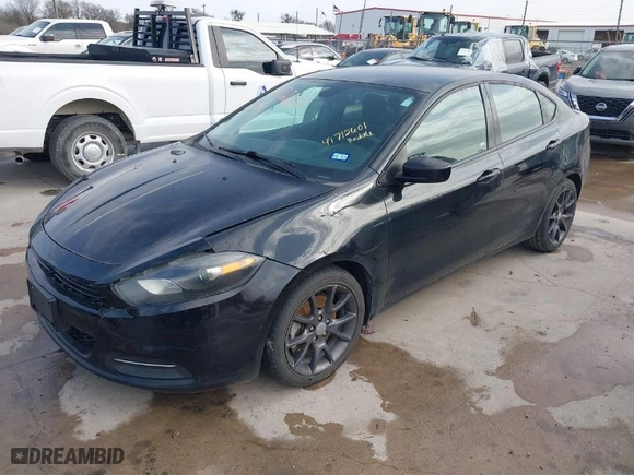 2016 Dodge Dart SE with VIN 1C3CDFAA9GD630263, listed as a IAAI auction lot 41712601 with 148,415 mi miles. Bid and sale history available at carsss.com. Image 2.