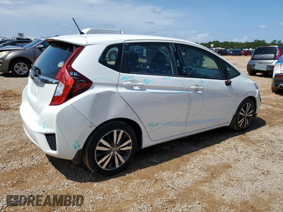 2015 Honda Fit EX-L z VIN 3HGGK5H81FM734945, wystawiony jako Copart lot #61920835 z przebiegiem 59 891 mil mil oraz Szkoda całkowita • Salvage title. Historia ofert i sprzedaży dostępna na DreamBid. Obrazek 3.