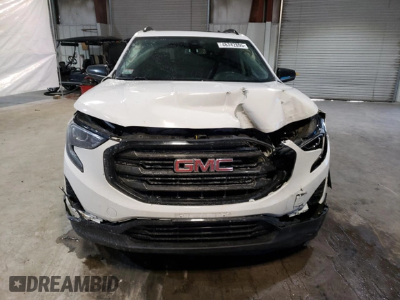 2020 GMC Terrain SLT with VIN 3GKALVEV3LL310748, listed as a Copart auction lot 46742895 with 156,264 mi miles and Salvage Title. Bid and sale history available at DreamBid. Image 5.