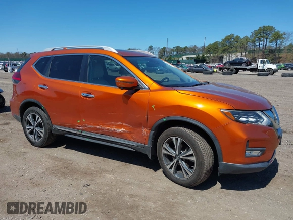 2017 Nissan Rogue SL with VIN 5N1AT2MV7HC751485, listed as a IAAI auction lot 42070057 with 93,921 mi miles. Bid and sale history available at carsss.com. Image 6.