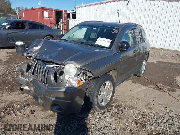 2007 Jeep Compass Sport with VIN 1J8FT47087D363592, listed as a IAAI auction lot 41391452 with 145,833 mi miles. Bid and sale history available at carsss.com. Image 17.