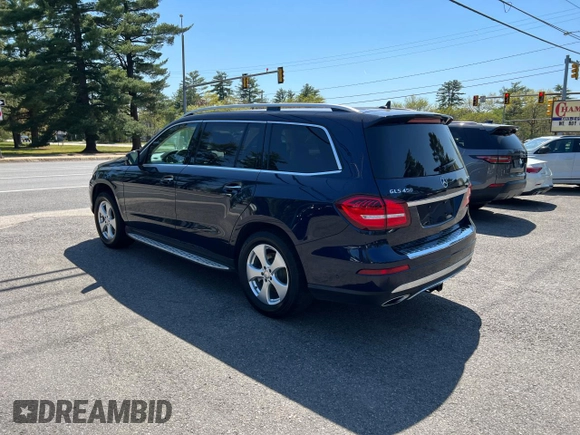 2017 Mercedes-Benz GLS 450 with VIN 4JGDF6EE2HA759791, listed as a Copart auction lot 56986545 with 126,018 mi miles and Clean Title. Bid and sale history available at DreamBid. Image 3.