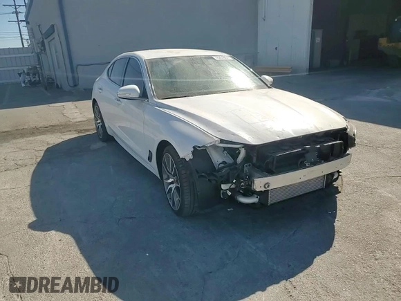 2023 Genesis G70 2.0T with VIN KMTG34TA7PU116513, listed as a Copart auction lot 78264654 with 18,776 mi miles and Salvage Title. Bid and sale history available at DreamBid. Image 11.