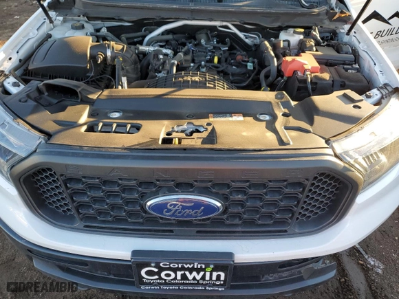 2021 Ford Ranger XL with VIN 1FTER1FH9MLD67658, listed as a Copart auction lot 80700904 with 48,204 mi miles and Salvage Title. Bid and sale history available at carsss.com. Image 11.