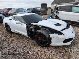 2015 Chevrolet Corvette 1LT with VIN 1G1YB2D72F5114859, listed as a Copart auction lot 46188535 with 107,082 mi miles and Salvage Title. Bid and sale history available at carsss.com. Image 4.