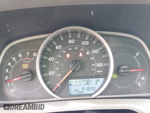 2013 Toyota RAV4 XLE with VIN 2T3WFREV4DW054646, listed as a IAAI auction lot 42014698 with 91,828 mi miles. Bid and sale history available at carsss.com. Image 7.