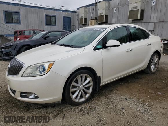 2012 Buick Verano Leather Group with VIN 1G4PS5SKXC4173506, listed as a Copart auction lot 53825315 with 159,477 mi miles and Clean Title. Bid and sale history available at carsss.com. Image 1.