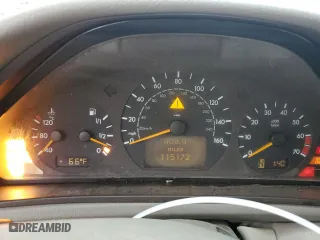 2002 Mercedes-Benz CLK-Class with VIN WDBLK65G02T110501, listed as a Copart auction lot 78306224 with 115,172 mi miles and Salvage Title. Bid and sale history available at carsss.com. Image 9.
