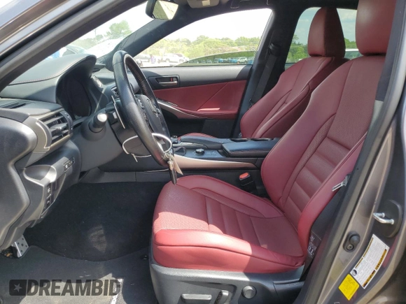 2020 Lexus IS 300 F Sport with VIN JTHG81F25L5043020, listed as a Copart auction lot 56381725 with 22,184 mi miles and Salvage title. Bid and sale history available at DreamBid. Image 7.