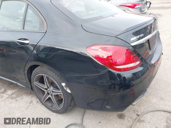 2018 Mercedes-Benz C 43 AMG with VIN 55SWF6EB9JU248383, listed as a IAAI auction lot 41226587 with 125,676 mi miles and . Bid and sale history available at carsss.com. Image 22.