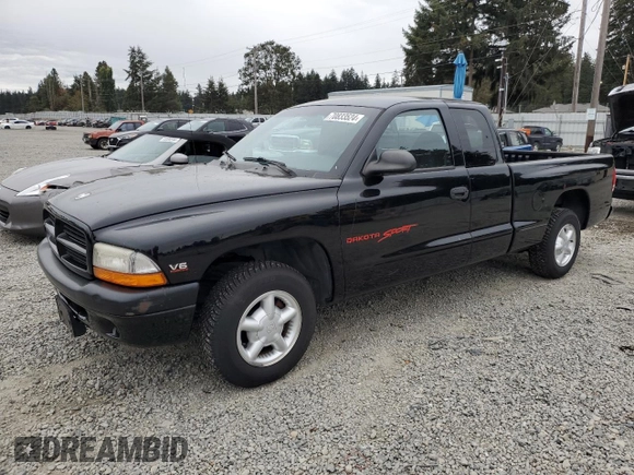 1999 Dodge Dakota SLT with VIN 1B7GL22X3XS314364, listed as a Copart auction lot 70833524 with 51,221 mi miles and Salvage Title. Bid and sale history available at carsss.com. Image 1.