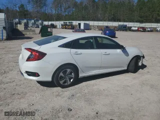 2019 Honda Civic Sedan LX with VIN 2HGFC2F60KH562263, listed as a Copart auction lot 48353885 with 27,880 mi miles and Salvage Title. Bid and sale history available at carsss.com. Image 3.