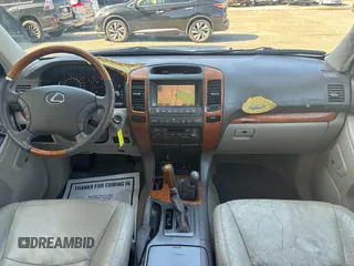 2003 Lexus GX 470 z VIN JTJBT20X830007160, wystawiony jako IAAI lot #42137860 z przebiegiem 237 159 mil mil oraz . Historia ofert i sprzedaży dostępna na DreamBid. Obrazek 6.