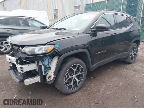 2024 Jeep Compass Limited with VIN 3C4NJDCN9RT151212, listed as a IAAI auction lot 42424870 with 19,032 mi miles and . Bid and sale history available at DreamBid. Image 17.
