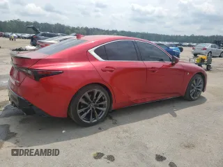2022 Lexus IS 350 F Sport z VIN JTHGZ1B25N5056419, wystawiony jako Copart lot #53613145 z przebiegiem 76 229 mil mil oraz Szkody całkowita. Historia ofert i sprzedaży dostępna na DreamBid. Obrazek 3.