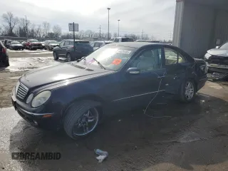 2003 Mercedes-Benz E-Class 3.2L with VIN WDBUF65JX3A239265, listed as a Copart auction lot 44624485 with 0 mi miles and Salvage Title. Bid and sale history available at carsss.com. Image 1.