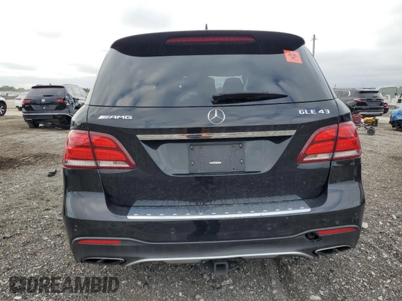2018 Mercedes-Benz GLE 43 AMG with VIN 4JGDA6EB1JB119768, listed as a Copart auction lot 42336745 with 109,828 mi miles and Salvage Title. Bid and sale history available at DreamBid. Image 6.