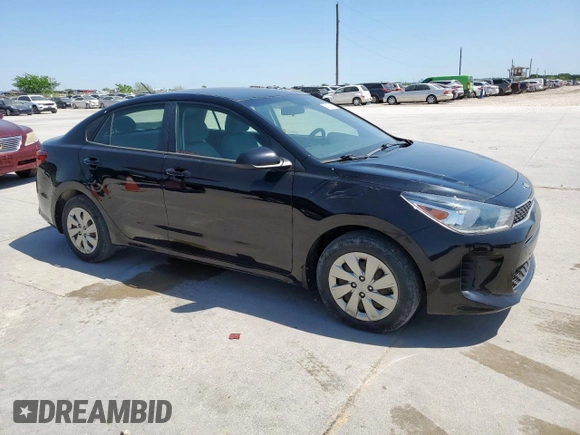 2020 Kia Rio LX with VIN 3KPA24AD6LE282471, listed as a Copart auction lot 52129865 with 59,222 mi miles and Salvage Title. Bid and sale history available at carsss.com. Image 4.