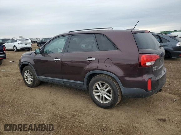 2014 Kia Sorento LX with VIN 5XYKT4A75EG458041, listed as a Copart auction lot 50915535 with 163,789 mi miles and Salvage Title. Bid and sale history available at carsss.com. Image 2.
