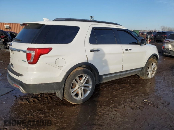 2016 Ford Explorer XLT with VIN 1FM5K8D80GGC95256, listed as a Copart auction lot 44363225 with 105,502 mi miles and Salvage Title. Bid and sale history available at carsss.com. Image 3.