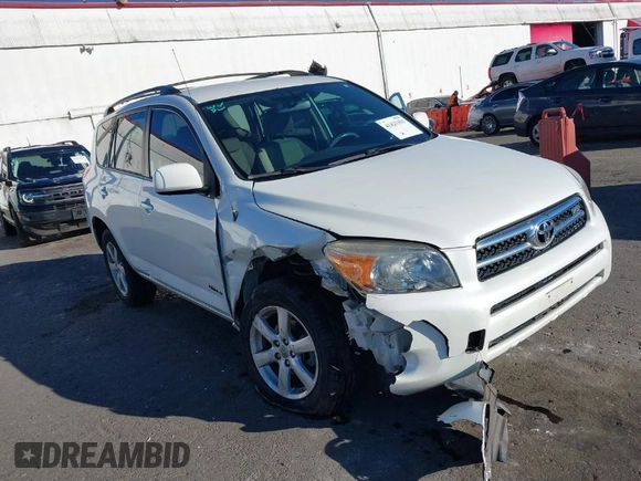 2008 Toyota RAV4 Ltd with VIN JTMZK34V685022611, listed as a IAAI auction lot 41421351 with 136,276 mi miles. Bid and sale history available at carsss.com. Image 1.