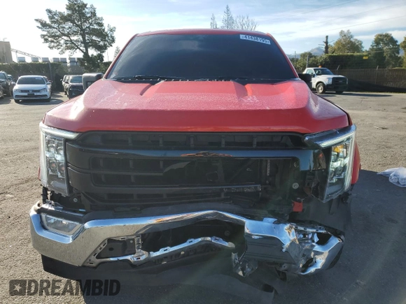 2021 Ford F-150 XL with VIN 1FTMF1C58MKE69537, listed as a Copart auction lot 41438195 with 51,701 mi miles and Salvage title. Bid and sale history available at DreamBid. Image 5.