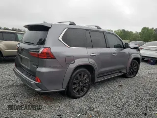 2016 Lexus LX 570 with VIN JTJHY7AX0G4192598, listed as a Copart auction lot 51861185 with 118,710 mi miles and Salvage Title. Bid and sale history available at DreamBid. Image 3.