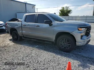 2024 Chevrolet Silverado 1500 Custom with VIN 1GCPABEK9RZ104464, listed as a Copart auction lot 51082665 with 23,287 mi miles and Non Repairable. Bid and sale history available at DreamBid. Image 4.