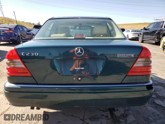 1997 Mercedes-Benz C with VIN WDBHA23EXVF507185, listed as a Copart auction lot 73716364 with 167,171 mi miles and Salvage title. Bid and sale history available at DreamBid. Image 6.
