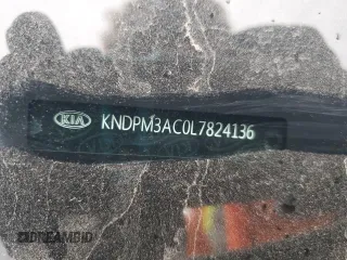 2020 Kia Sportage LX with VIN KNDPM3AC0L7824136, listed as a Copart auction lot 46140475 with 29,750 mi miles and Salvage Title. Bid and sale history available at carsss.com. Image 15.