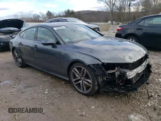 2017 Audi S7 Premium Plus with VIN WAUWFAFC8HN025921, listed as a Copart auction lot 72659782 with 18,315 mi miles. Bid and sale history available at carsss.com. Image 4.