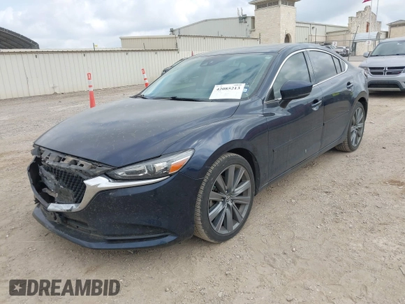2019 Mazda 6 Touring with VIN JM1GL1VM7K1507773, listed as a IAAI auction lot 42085213 with 59,589 mi miles and . Bid and sale history available at carsss.com. Image 18.