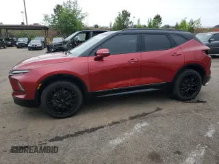 2023 Chevrolet Blazer RS z VIN 3GNKBKRS9PS225076, wystawiony jako Copart lot #55012315 z przebiegiem 7 157 mil mil oraz Szkoda całkowita • Salvage title. Historia ofert i sprzedaży dostępna na DreamBid. Obrazek 1.