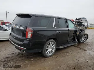 2022 Chevrolet Tahoe High Country with VIN 1GNSKTKL5NR161434, listed as a Copart auction lot 39788164 with 46,137 mi miles and Salvage Title. Bid and sale history available at carsss.com. Image 3.