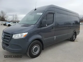 2022 Mercedes-Benz Sprinter Cargo with VIN W1W4ECHY5NT109594, listed as a Copart auction lot 86389144 with 148,413 mi miles and Clean Title. Bid and sale history available at carsss.com. Image 1.