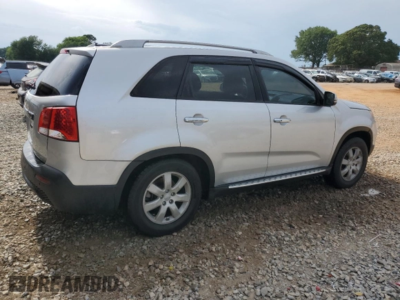 2013 Kia Sorento LX with VIN 5XYKT4A24DG339500, listed as a Copart auction lot 56302605 with 166,733 mi miles and Salvage title. Bid and sale history available at DreamBid. Image 3.