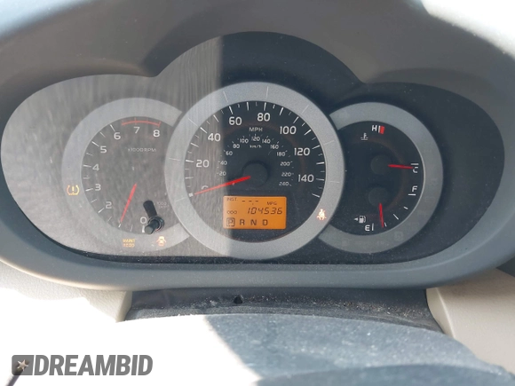 2011 Toyota RAV4 Ltd with VIN 2T3DK4DV9BW047454, listed as a IAAI auction lot 41825304 with 104,536 mi miles. Bid and sale history available at carsss.com. Image 7.